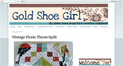 Desktop Screenshot of goldshoegirl.com